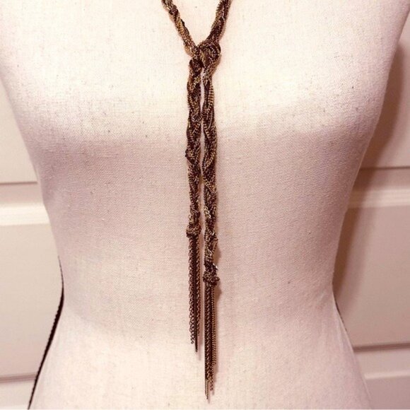 Stella & Dot | Necklace | Adrienne Mixed Gold Chain Necklace - Picture 6 of 16